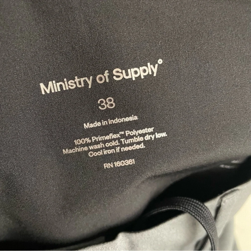 Ministry of Supply Men’s Kinetic Pant Gray 38x36 New Tall Tapered Fit